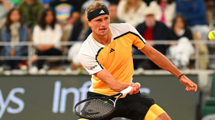 Alexander Zverev hat auch gegen David Goffin eine starke Leistung gezeigt Alexander Zverev hat auch gegen David Goffin eine starke Leistung gezeigt