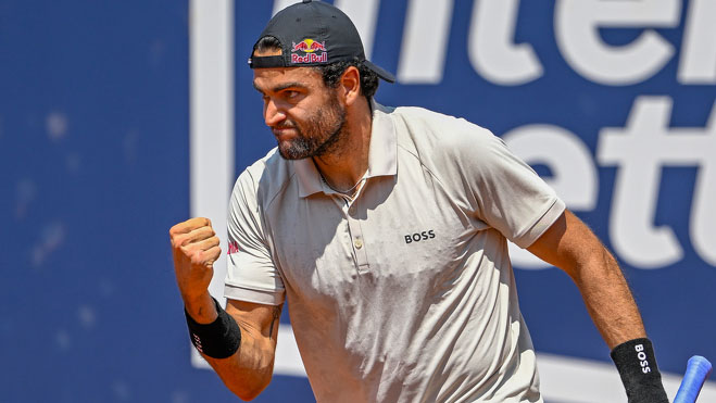 Matteo Berrettini hat seinen Aufenthalt in Kitzbühel genossen Matteo Berrettini hat seinen Aufenthalt in Kitzbühel genossen