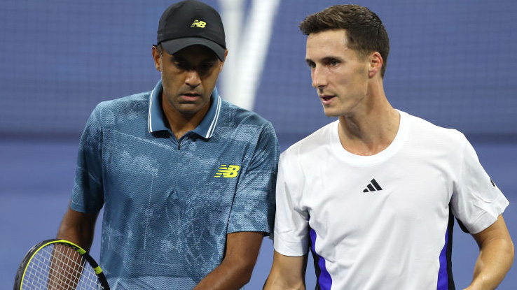 Rajeev Ram und Joe Salisbury werden bei den US Open diesmal leer ausgehen Rajeev Ram und Joe Salisbury werden bei den US Open diesmal leer ausgehen