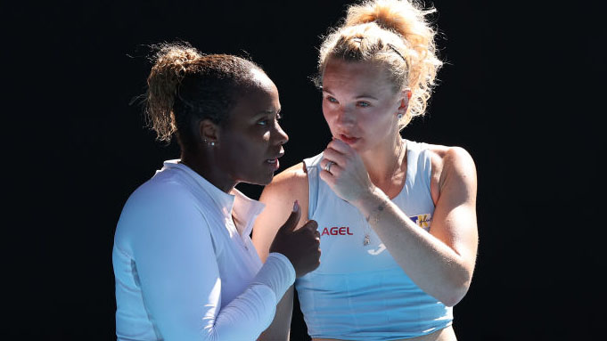 Auch Taylor Townsend und Katerina Siniakova sind in Indian Wells nicht mehr im Titelrennen