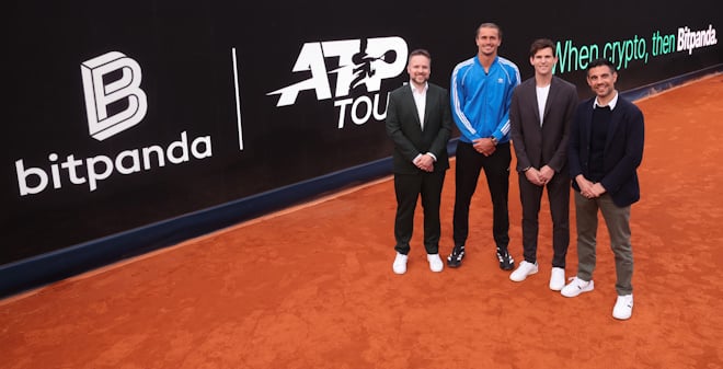 Alexander Zverev und Dominic Thiem sind Markenbotschafter für Bitpanda