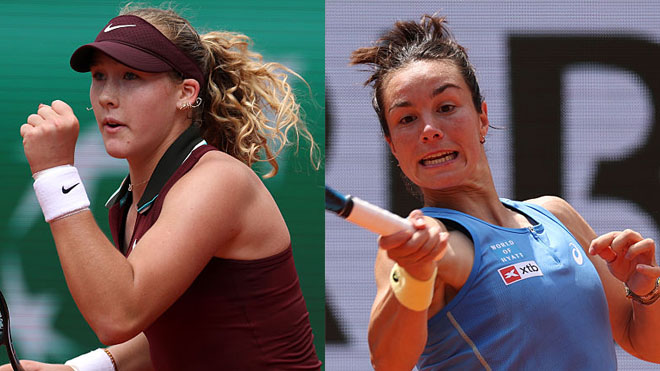 Mirra Andreeva und Lois Boisson treffen im Viertelfinale von Roland Garros 2025 aufeinander Mirra Andreeva und Lois Boisson treffen im Viertelfinale von Roland Garros 2025 aufeinander