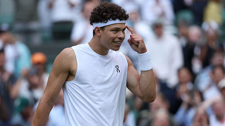 Ben Shelton hat gegen Lorenzo Sonego auch mit Köpfchen gespielt Ben Shelton hat gegen Lorenzo Sonego auch mit Köpfchen gespielt