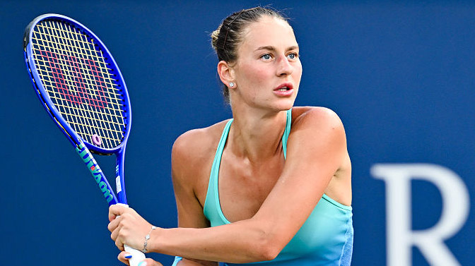 Marta Kostyuk hat gegen Tatjana Maria keine Gnade gekannt Marta Kostyuk hat gegen Tatjana Maria keine Gnade gekannt