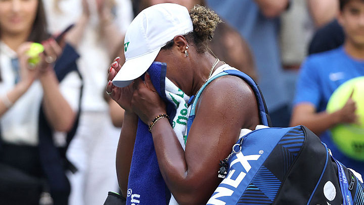 Tränen beim Abgang aus dem Louis Armstrong Stadium: Taylor Townsend am Sonntag