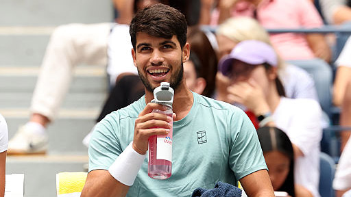 Carlos Alcaraz wird in jedem Fall ganz unten im Tableau stehen Carlos Alcaraz wird in jedem Fall ganz unten im Tableau stehen