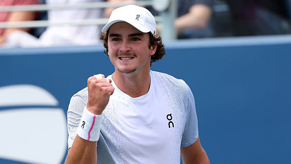 Joao Fonseca vor wenigen Tagen bei den US Open in New York City Joao Fonseca vor wenigen Tagen bei den US Open in New York City