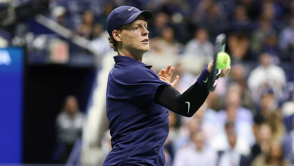 Jannik Sinner am Freitagabend in Flushing Meadows Jannik Sinner am Freitagabend in Flushing Meadows