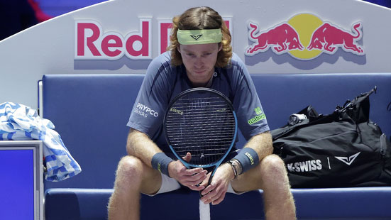 Es läuft nicht wie früher einmal für Andrey Rublev Es läuft nicht wie früher einmal für Andrey Rublev