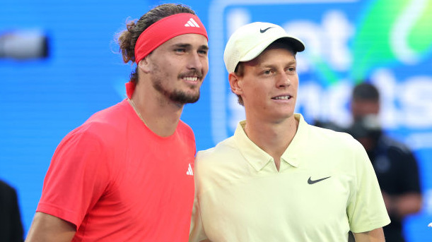 Alexander Zverev und Jannik Sinner vor dem Finale der Australian Open 2025
