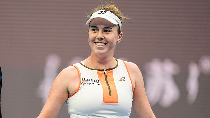 Linda Noskova muss morgen gegen Amanada Anisimova ran Linda Noskova muss morgen gegen Amanada Anisimova ran