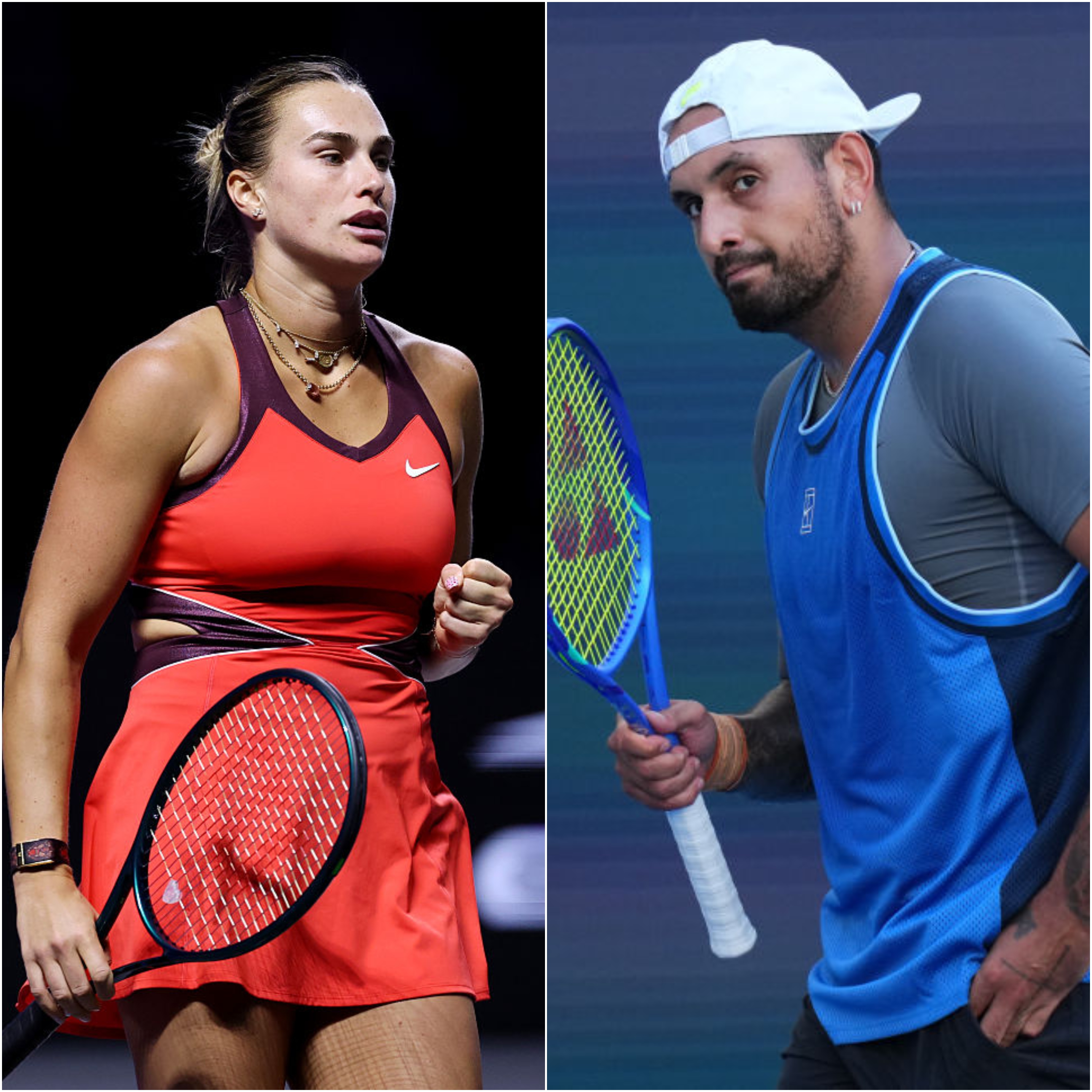 Aryna Sabalenka und Nick Kyrgios treffen Ende Dezember aufeinander
