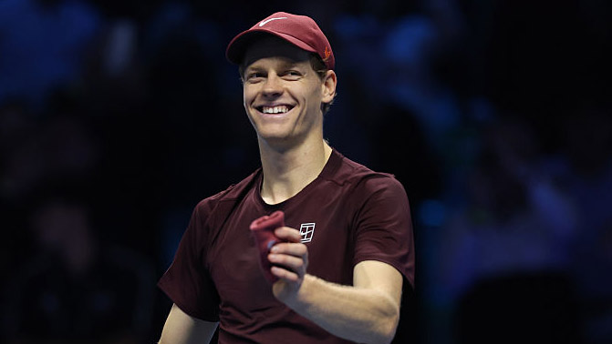 Jannik Sinner hat in Turin nach wie vor gut lachen Jannik Sinner hat in Turin nach wie vor gut lachen