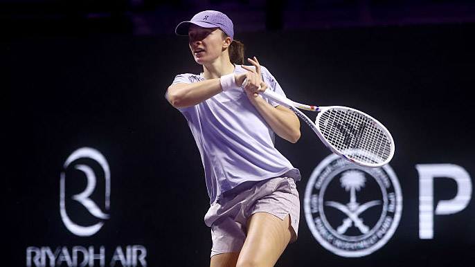 Iga Swiatek bei den WTA Finals in Riad Iga Swiatek bei den WTA Finals in Riad