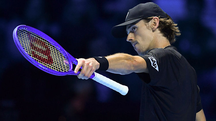 Alex de Minaur wird am großen Finale des Ultimate Tennis Showdowns in London teilnehmen Alex de Minaur wird am großen Finale des Ultimate Tennis Showdowns in London teilnehmen