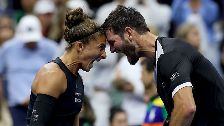Sara Errani und Andrea Vavassori bei den US Open 2025