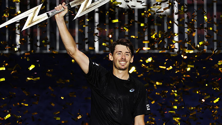 Alex de Minaur hat in Lodon zugeschlagen Alex de Minaur hat in Lodon zugeschlagen