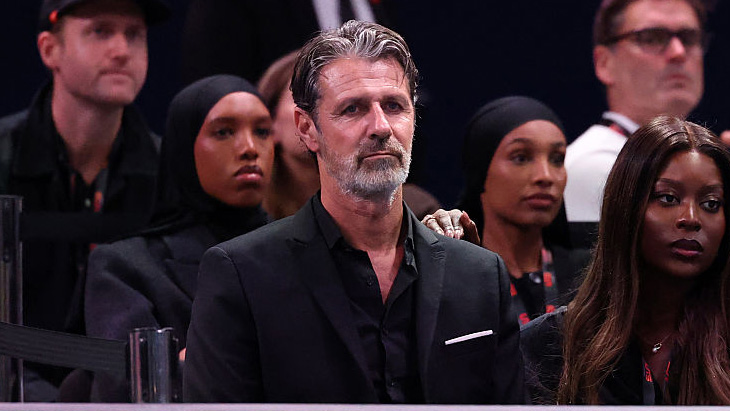 Patrick Mouratoglou am Sonntag in London Patrick Mouratoglou am Sonntag in London