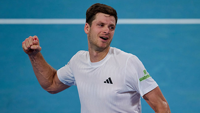 Hubert Hurkacz hat gegen Stan Wawrinka gewonnen Hubert Hurkacz hat gegen Stan Wawrinka gewonnen