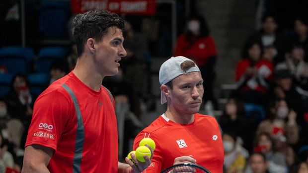 Alexander Erler und Lucas Miedler am Samstag in Tokio
