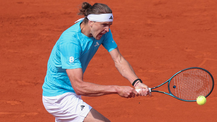 Alexander Zverev am Freitag in München
