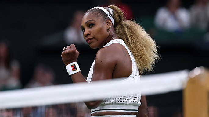 Serena Williams hat am Dienstagabend viel Spaß verbreitet Serena Williams hat am Dienstagabend viel Spaß verbreitet
