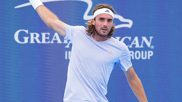 Stefanos Tsitsipas ist in Winston-Salem erfolgreich gestartet