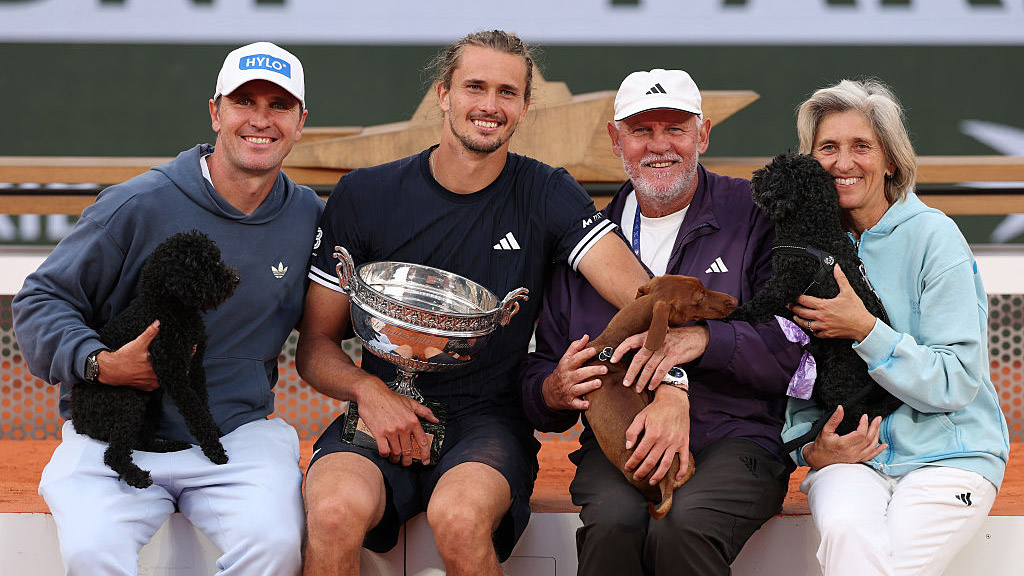 Diese Zverevs! Mischa, Sascha, Alexander sr. und Irina