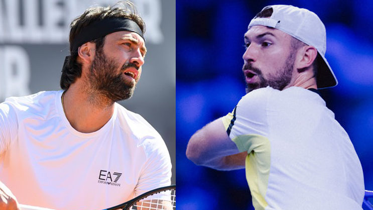 Nikoloz Basilashvili und Jurij Rodionov treffen heute in Wien aufeinander