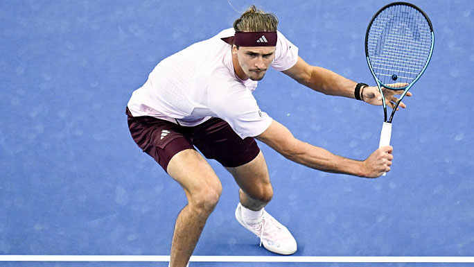Alexander Zverev im Angriffsmodus